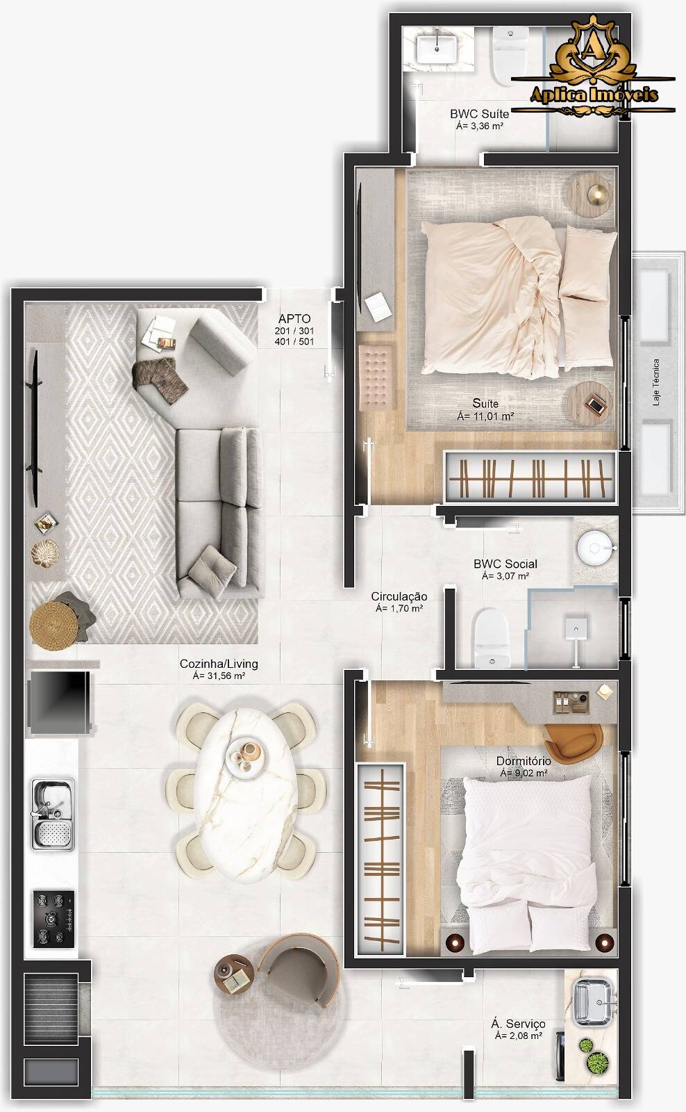 Apartamento à venda com 3 quartos, 142m² - Foto 11