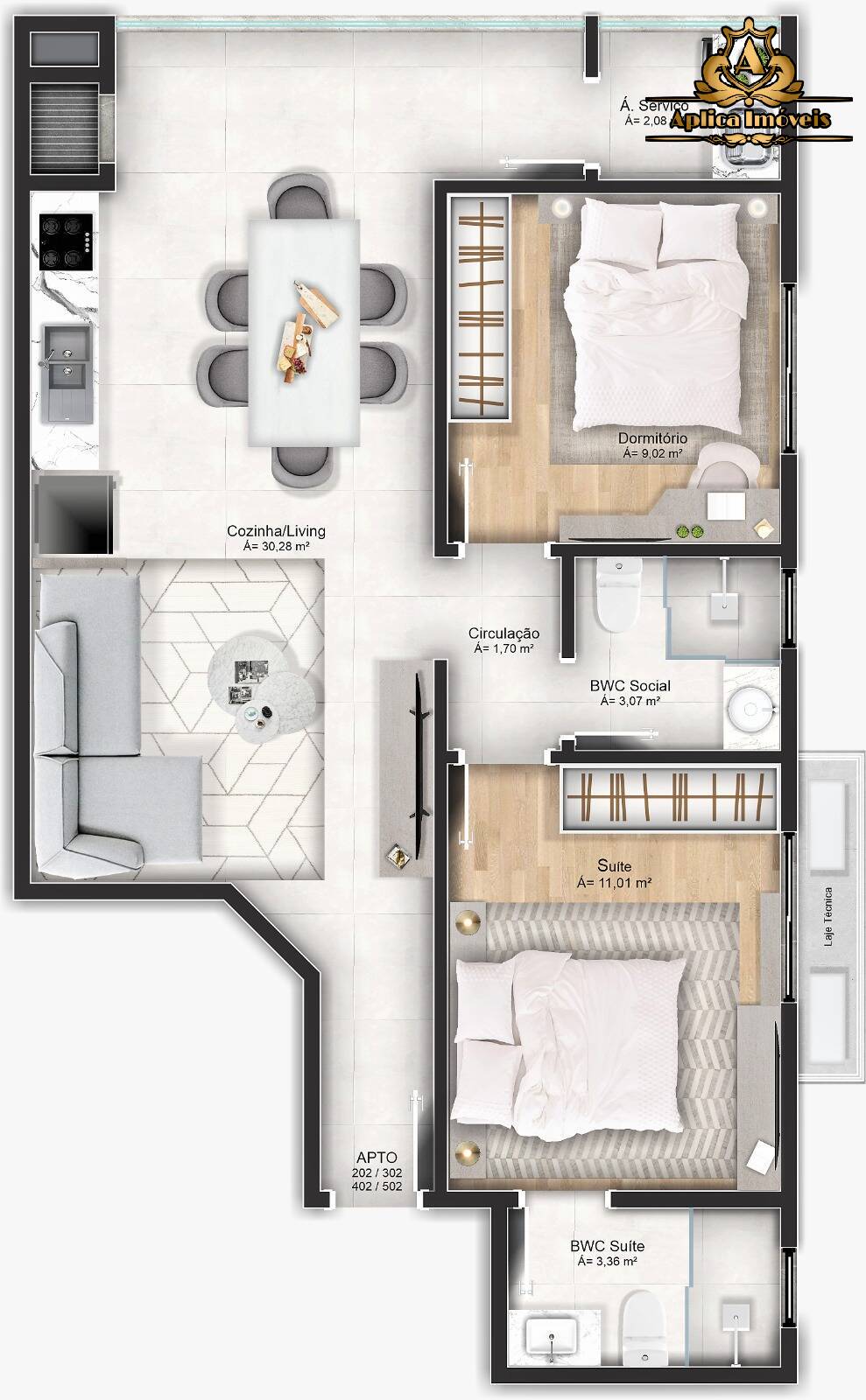 Apartamento à venda com 3 quartos, 142m² - Foto 12