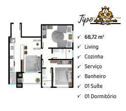 Apartamento à venda com 2 quartos, 75m² - Foto 8