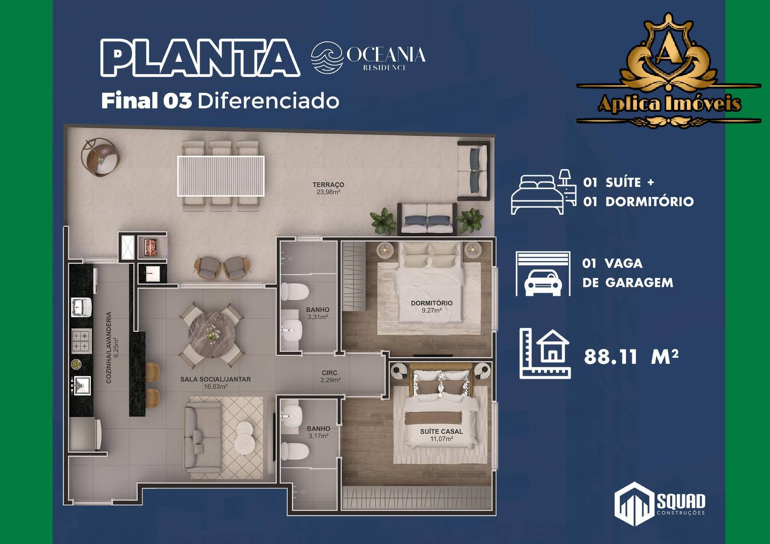 Apartamento à venda com 2 quartos, 62m² - Foto 13