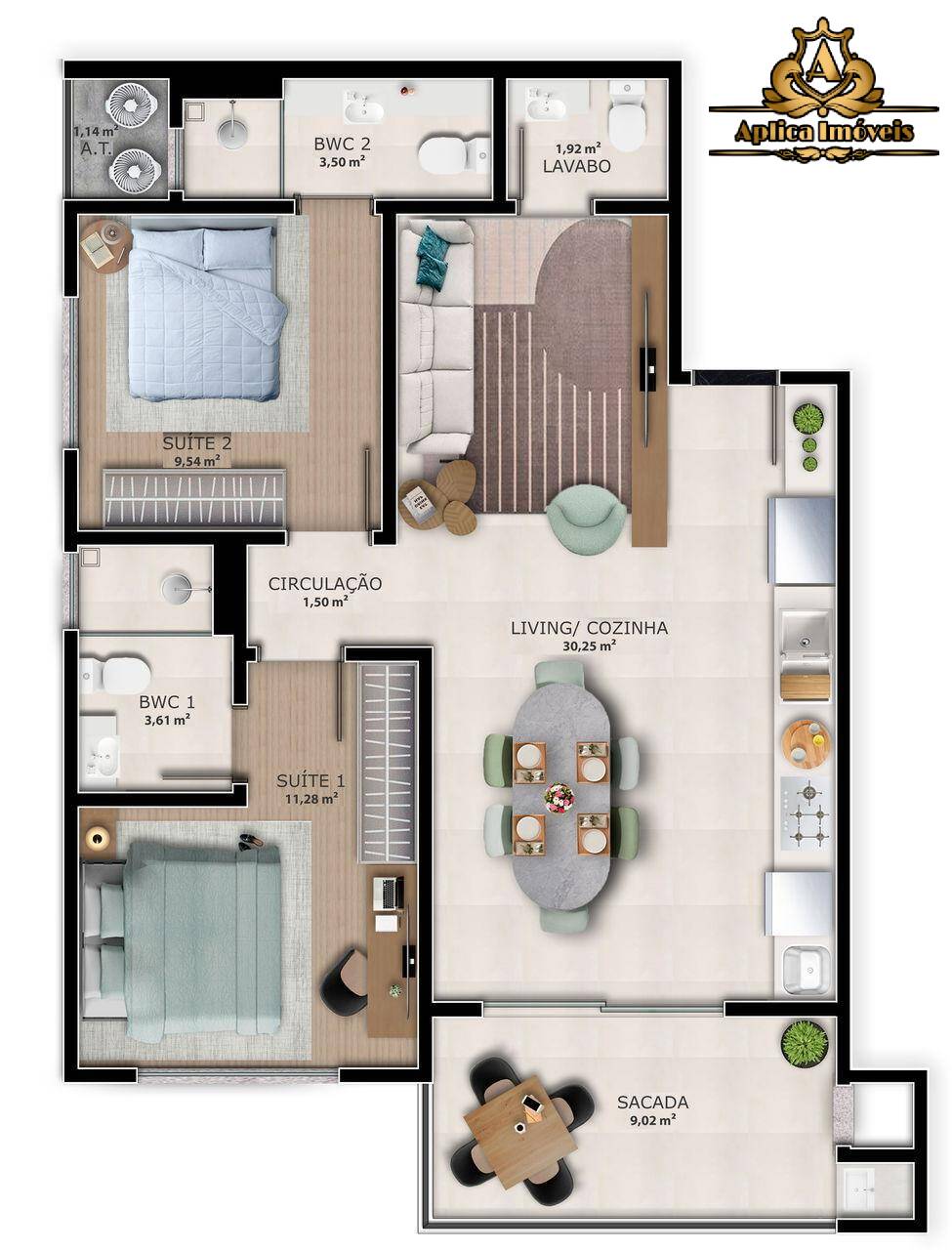 Apartamento à venda com 2 quartos, 82m² - Foto 28